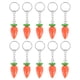 thumbnail image 1 of 10 unids colgando decoraciones de zanahoria portátiles mini zanahorias colgantes de zanahoria decorativos de suministro, 1 of 5