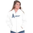 thumbnail image 3 of USSF Classic US Space Force Logo Unisex Plus Size Zip Hoodie Brisco Brands 5X, 3 of 6