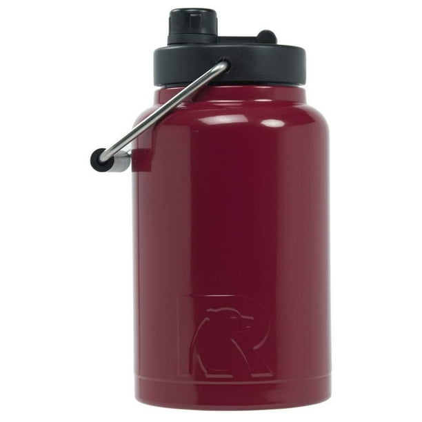 RTIC Double Wall Vacuum Insulated Stainless Steel Jug (Maroon, Half