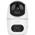 thumbnail image 1 of Cámara IP PT Dahua DH-HPT1339DD-STW-3E2-IL de 3MP con Doble lente 2K, IR hasta 30m, Botón de llamada, Alarma de luz y sonido, Bluetooth y Wi-Fi 6., 1 of 3