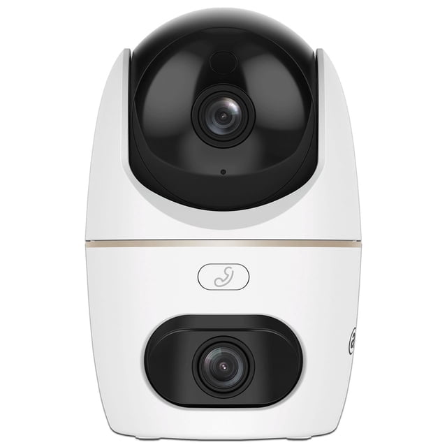 Cámara IP PT Dahua DH-HPT1339DD-STW-3E2-IL de 3MP con Doble lente 2K, IR hasta 30m, Botón de llamada, Alarma de luz y sonido, Bluetooth y Wi-Fi 6.