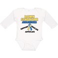 thumbnail image 3 of Inktastic Down Syndrome Awareness Support, Educate, Advocate Boys or Girls Long Sleeve Baby Bodysuit, 3 of 5