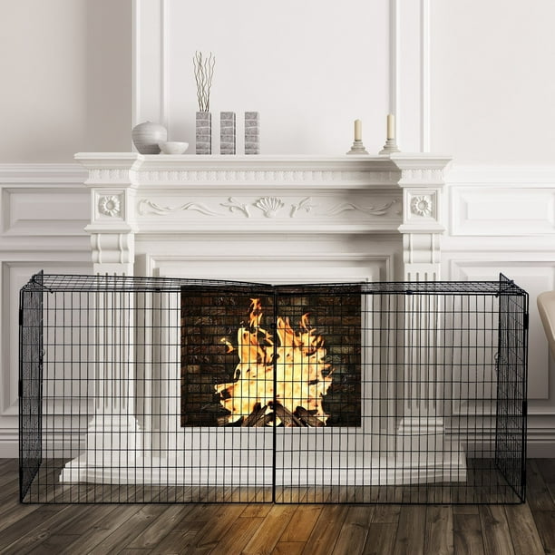 Nursery Fire Guard Extendable Safety Child Kid Fireplace Stove Woodburner  Screen