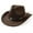 F-Coffee, variant on WHIPPY Western Cowboy Hat for Men Women Adjustable Cowgirl Hat Wide Brim Beach Cowboy Hat