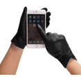 thumbnail image 4 of Women Leather Gloves Driving Ladies TouchScreen Gloves Ruched, 4 of 8