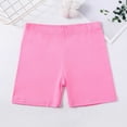 thumbnail image 6 of LYMAYTER Girls Solid Pull-On Bike Shorts Toddler Little Soft for 4-16Y Dance Under Dress‌, 6 of 7