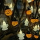 thumbnail image 3 of Guirnalda De Luces De Farol Fantasma De Calabaza De Halloween, 3 Metros, 20 Luces Led Alimentadas Por Batería Para Decoración De Halloween De Interior Y Exterior Monstrate HA037419-00, 3 of 6