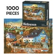 thumbnail image 1 of Halloween 1000 Piezas Rompecabezas De Casa Encantada Arte De Pared Diy Regalo De Halloween Para Niños Y Adultos seitruly HA046768-02, 1 of 5