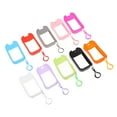 thumbnail image 5 of 10Pcs Silicone Hand Sanitizer Bottle Cover Stylish Perfume Spray Bottle Cover with Keychain, 5 of 7