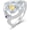 style2, variant on SISGEM MultiColor Gemstone Rings for Women 925 Sterling Silver Colored CZ Statement Rings for Ladies