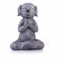 thumbnail image 1 of Estatua de Perro de Meditación Buda Tranquilidad y paz, perfecta para tu jardín de hadas., 1 of 5