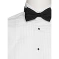 thumbnail image 3 of Gentlemens Collection Men's 1942 Lay Down Collar Tuxedo Shirt - White - 18 6-7, 3 of 6
