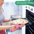 thumbnail image 2 of Yayeee Pot Holders Kitchen Heat Resistant with Pockets 7"x9.8" Cotton Oven Cooking Hot Pads, Pink Doughnuts, 2 of 7