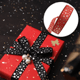 thumbnail image 4 of 48 Yards 1 Inch Wide Stars Printed Ribbons, Ribbons with Stars for Hair Bows Gift Wrapping and Craftred, 4 of 4