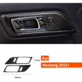 thumbnail image 2 of Pegatina de fibra para la cubierta de la puerta para el marco de la cerradura de la manija GT 2015-2020, modificación interior, 2 of 5