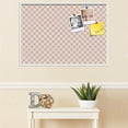 thumbnail image 3 of PinPix 40x28 Custom Cork Bulletin Board Argyle Tan Poster Board Has a Fabric Style Canvas Finish, Framed in Argyle Tan, by ArtToFrames (PinPix-643), 3 of 6