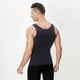 thumbnail image 2 of Camiseta interior moldeadora fina para hombre, sin costuras, ajustada, para el abdomen, deportiva, básica, 2 of 4