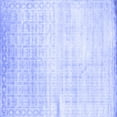 thumbnail image 1 of Ahgly Company Indoor Square Abstract Blue Contemporary Area Rugs, 4' Square, 1 of 4