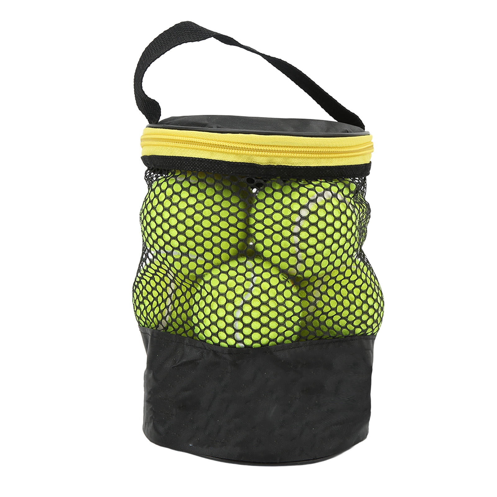 Suodoka 12-Pack High Resilience Cashmere Rubber Tennis Balls for School & Club Training Equipment, Fluorescent Green (8.27 inches / 21 cm)