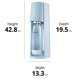 thumbnail image 5 of Máquina para hacer refrescos SodaStream Terra con 2 cilindros de CO₂ de 60 litros, botella de 1 litro, 5 of 5