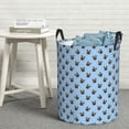 thumbnail image 5 of Goofa french Bulldog Face Printed Circular Hamper,Laundry Basket with Handles,Storage Baskets Foldable,Large Capacity Laundry Hamper-, 5 of 8