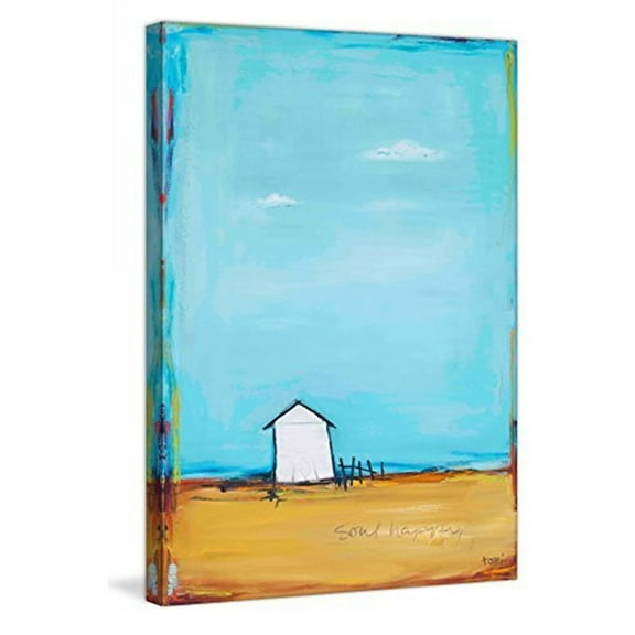 Soul Happy Painting Print on Wrapped Canvas