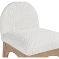 thumbnail image 4 of Meridian Furniture Waldorf Cream Boucle Fabric Stool, 4 of 8