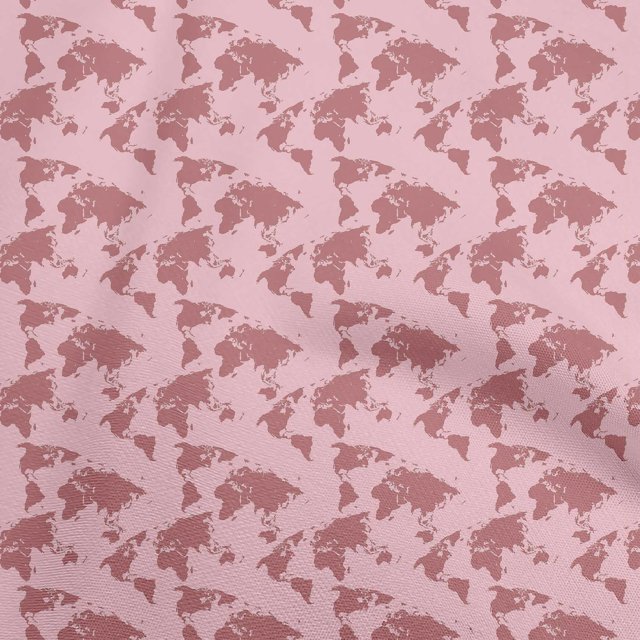oneOone Velvet Pink Salmon Fabric Travel Craft Projects Decor Fabric Printed By The Yard 58 Inch Wide