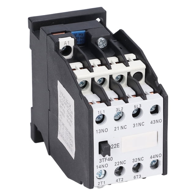 Yajisi 3TF40 Contactor de CA 220V 50Hz 9A 2NO+2NC Accesorio Riel DIN 11 cm / 4.3 inches