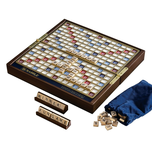 Winning Solutions Scrabble Deluxe Travel Board Game
