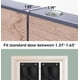 thumbnail image 4 of Organizador de zapatos MISSLO para colocar sobre la puerta, 12 bolsillos grandes de malla, 2, 4 of 7