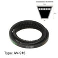thumbnail image 2 of Uxcell 915mm Inner Girth 10mm Width Cogged V Belts Rubber Drive Belt for Power Transmission, 2 of 6
