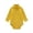 AB183 Yellow, variant on Tisuna Girls Fall Romper Solid Color Long Sleeve High Neck Snap Button Bodysuit Soft Comfortable Everyday Wear Jumpsuit Size 12-18 Months