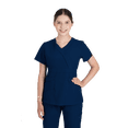 thumbnail image 1 of Pijama Quirurgica Antifluidos Scrub Mujer Azul Marino XL Cherlooks Modelo Jogger 2, 1 of 2