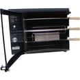 thumbnail image 4 of Brazilian Flame Brazilian Gas Rotisserie Grill with 3 Skewers in Black, 4 of 16