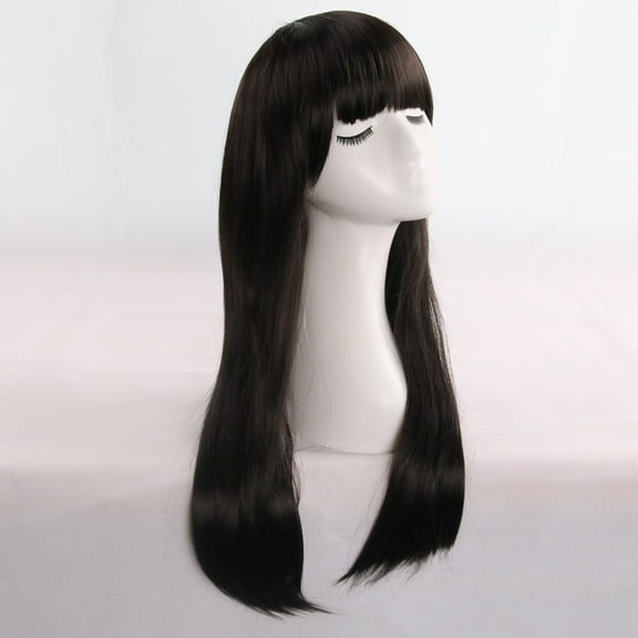 〖SUCS〗New Arrival Amazing Long Straight Black Wig Gets You Eyecatching 100% Human Hair