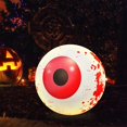 thumbnail image 4 of Bola inflable de PVC para Halloween, 23,6 pulgadas, con ojos inyectados en sangre, bola inflable decorada con control remoto y 12 colores LED, 4 of 4