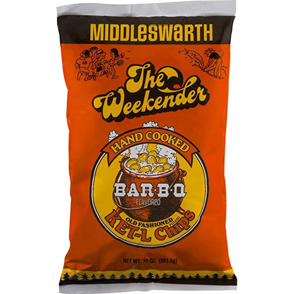 Middleswarth Hand Cooked Old Fashioned KETL Potato Chips BarBQ