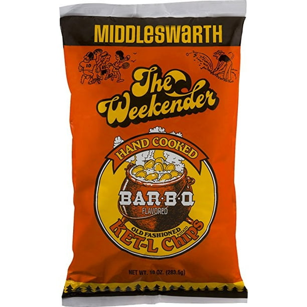 Middleswarth Hand Cooked Old Fashioned KETL Potato Chips BarBQ