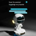 thumbnail image 3 of Robot M80 con IA, Altavoz Inteligente con IA, Despertador, Radio FM, Altavoz Inalámbrico con Bluetooth, Luz RGB, Regalo para Niños y Niñas Estudiantes, 3 of 5
