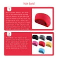 thumbnail image 1 of Bandeau de Course en Molleton, Accessoire d'Oreille pour Queue de Cheval, Protection. Coupe-Vent, Plus Chaud, Élasticité, Anti-Poussière, Style Simple, Accessoires de Moto pour la Conduite, Sports de Plein Air, Rouge, 1 of 6