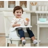 Regalo REG-3502DS Baby Expandable Floor Seat w/ Removable Snack Tray, White/Gray