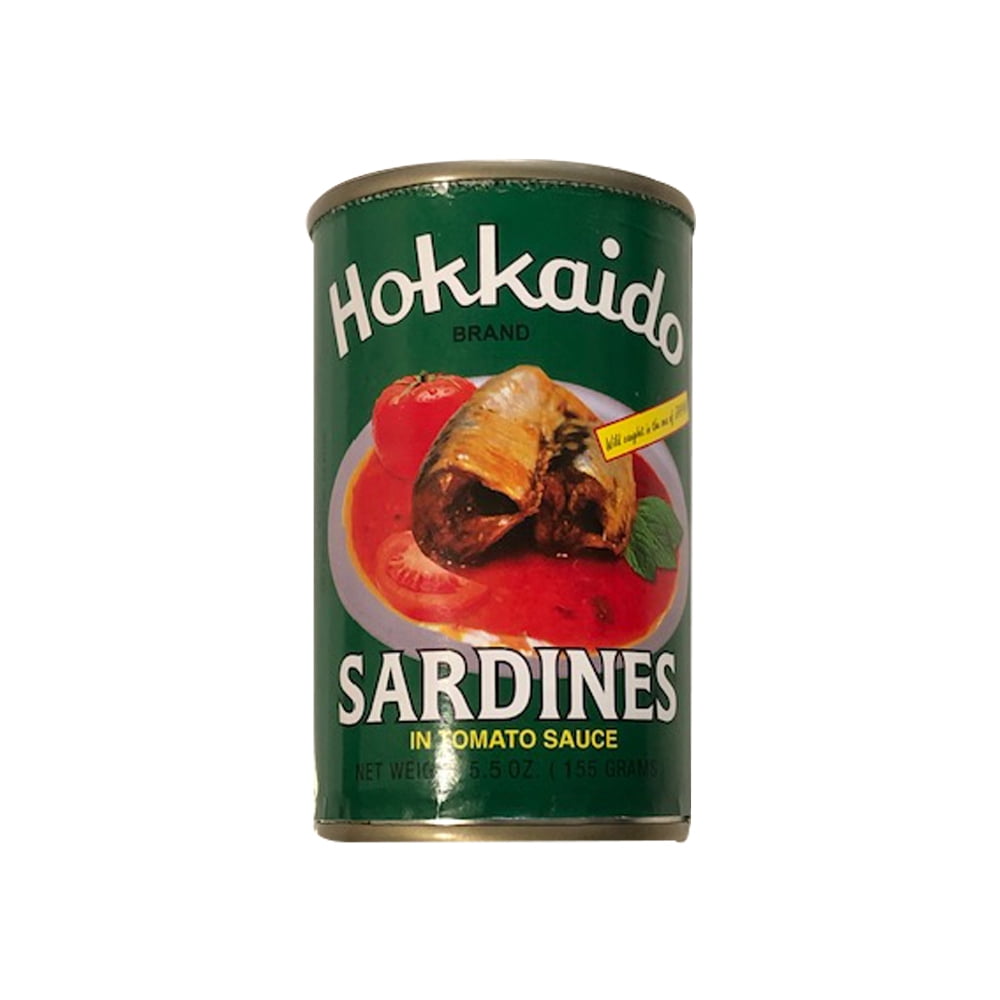 Hokkaido Sardines in Tomato Sauce 156g, 5.5oz, Pack of 6