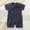 Navy, variant on Summer Rompers for Boys Children's Solid Color Round Neck Short Sleeved Jumpsuit Baby Summer Breathable Bag Fart Jacket Baby Clothes for Girls