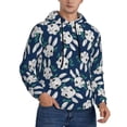 thumbnail image 2 of Sikiie Cute Rabbit Men's Hoodie, Essentials Hoodie, Sweatshirt, Pullover Hooded Sweatshirt for Men-X-Large, 2 of 7