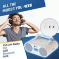 thumbnail image 3 of Reproductor de CD portátil Boombox KLIM Boombox B4 con Bluetooth, 3 of 7