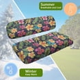 thumbnail image 6 of Binienty 2-Piece Golf Cart Seat Covers Towel/Blanket Tropical Hibiscus Floral Golf Cart Seat Covers 2 Passenger Compatible with EZGO & Club Car, 6 of 8