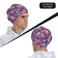 thumbnail image 6 of Naloa Skull colorful flower daisy Beanie for Men Women Knitted Unisex Winter Hat Beanies Cap Knit Cuffed Beanies Hats, 6 of 7