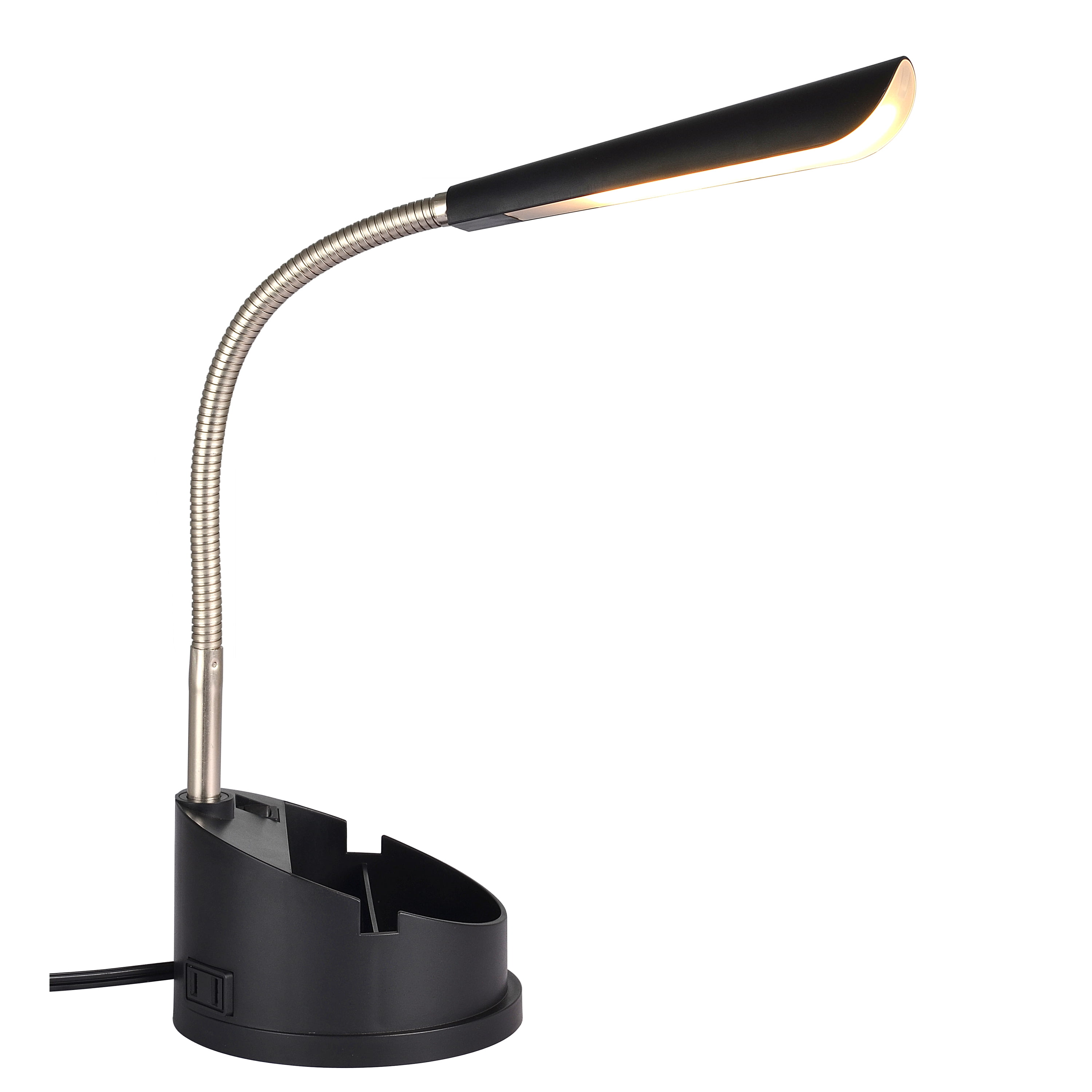 Mainstays LED Desk Organizer Lamp wit...