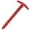 Red, variant on ETHIKA Outdoor Camping Peg Screw Anchor Stakes, Hiking Tent Pins, Windproof Tent Accessories, Heavy Duty Tent Nails for Snow Ground and Mud Ground Black